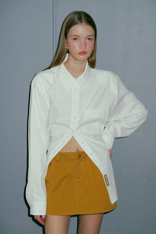 label overfit shirts_white